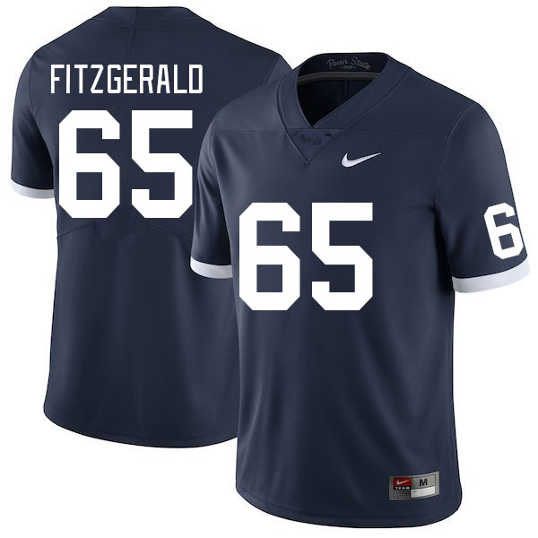 Men #65 Jim Fitzgerald Penn State Nittany Lions College Football Jerseys Stitched Sale-Retro
